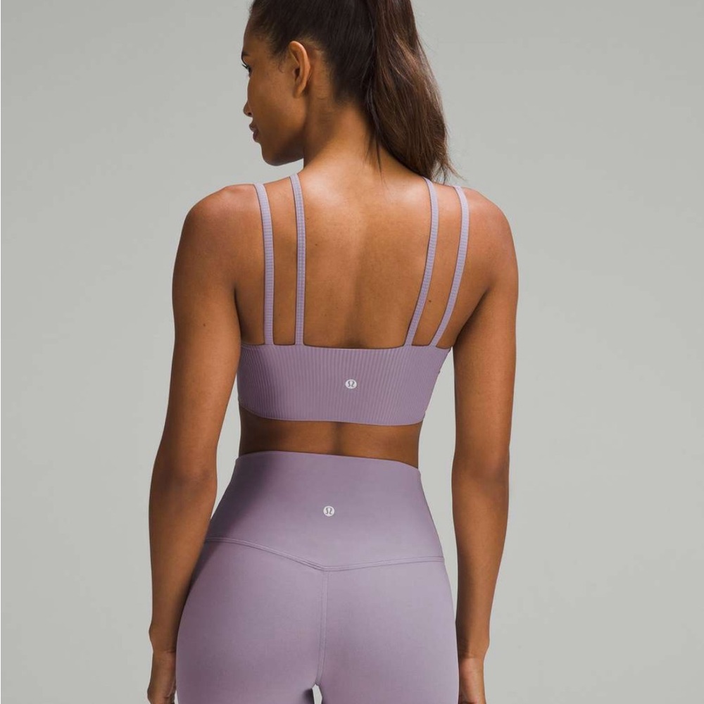 Lululemon Align Leggings and Sports Bra Set sz 12 L/XL NWT Lilac Purple